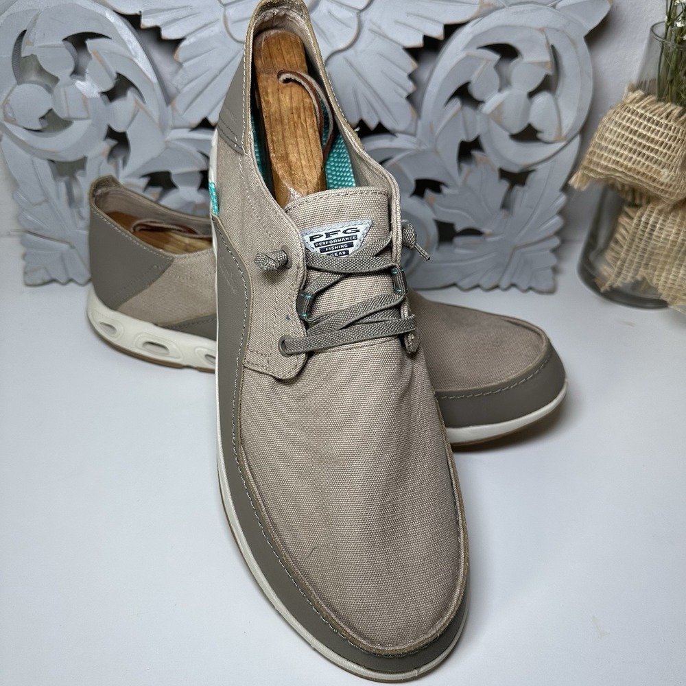 Columbia Bahama Vent Relaxed PFG Laced Wide Boat Deck Shoes BI2658 Men 12 Wide